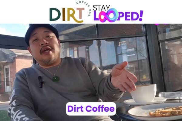 image of staylooped employee conducting a review of dirt coffee